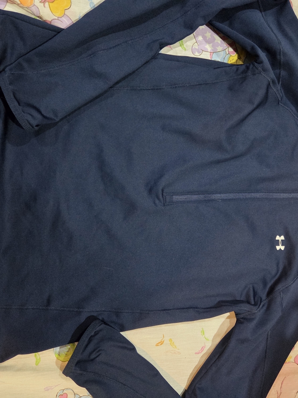 Under Armour Navy Quarter-Zip Pullover Medium